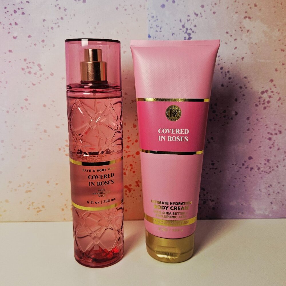 Bath and Body Works Everyday Luxuries Collection Covered In Roses Body Care